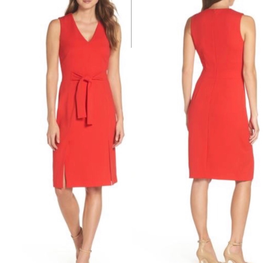 VINCE CAMUTO Scuba Crepe Sheath Dress